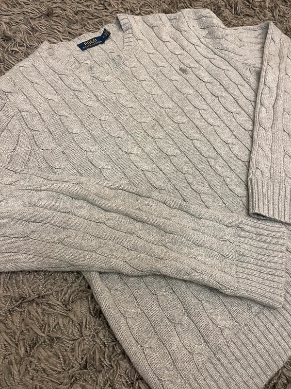 Vintage Ralph Lauren Zopfmuster Pullover