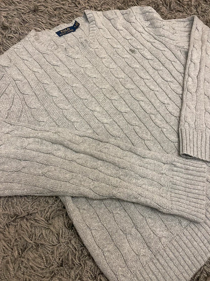 Vintage Ralph Lauren Zopfmuster Pullover