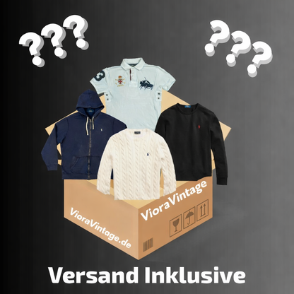 XXL Premium Vintage Ralph Lauren Mystery Box (4 bis 7 Ralph Lauren Oberteile)